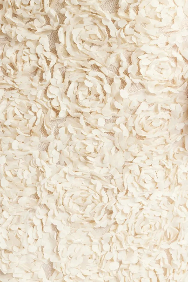 Lyra | Robe longue sans squelette à fleurs