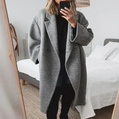 Layla - Manteau en laine oversize