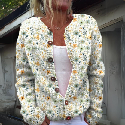 Leilani™ - Cardigan chaud et magnifique avec motif floral