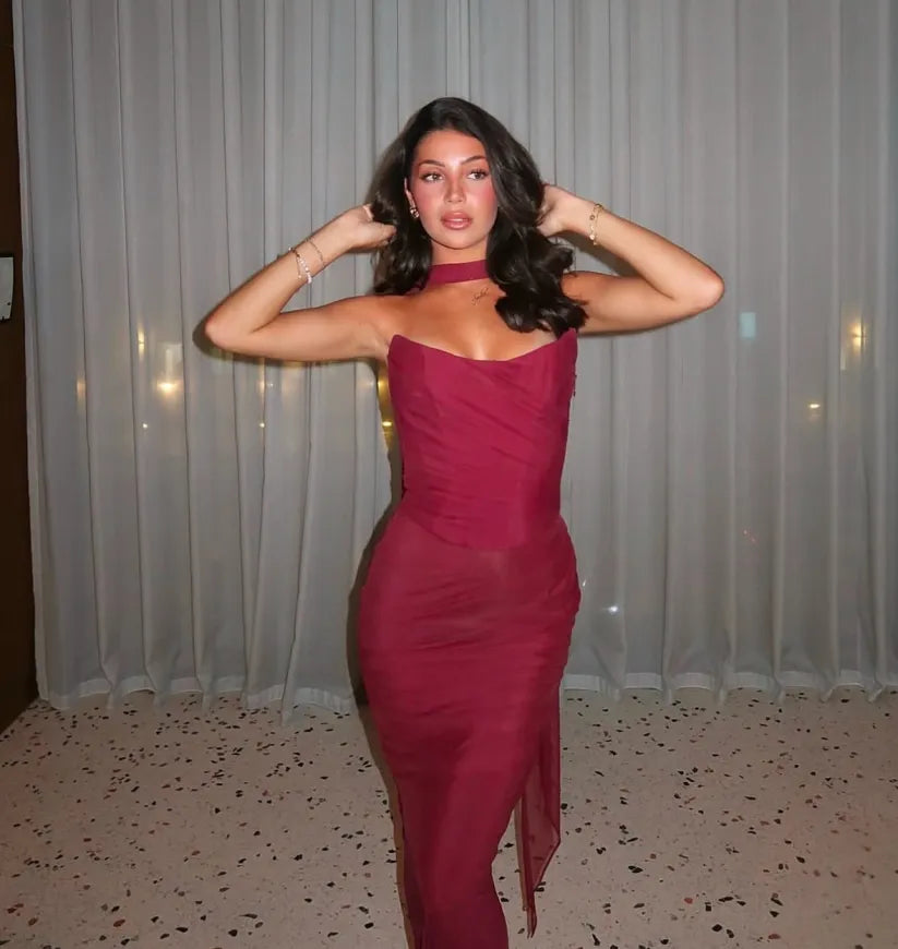 Aniyah | Robe midi sans manches