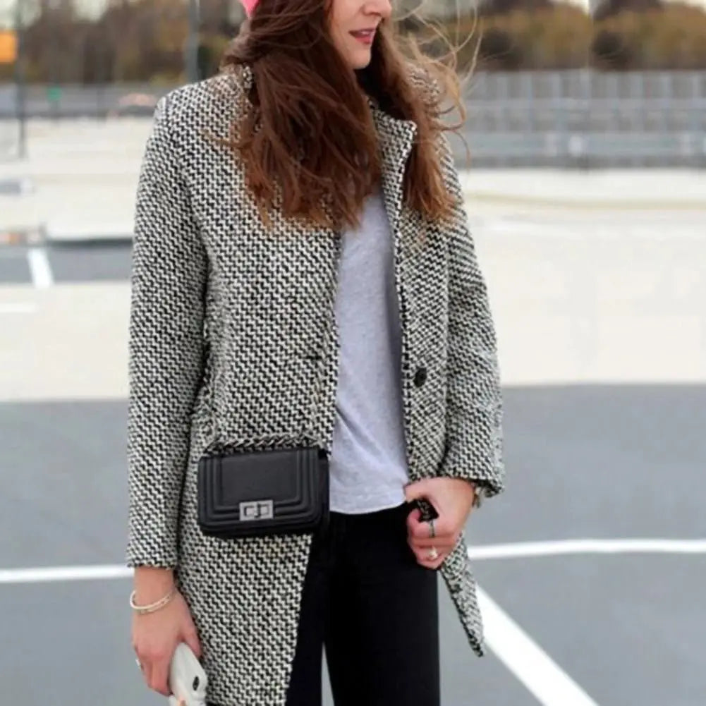 Evelyn - Manteau d'hiver en laine chic