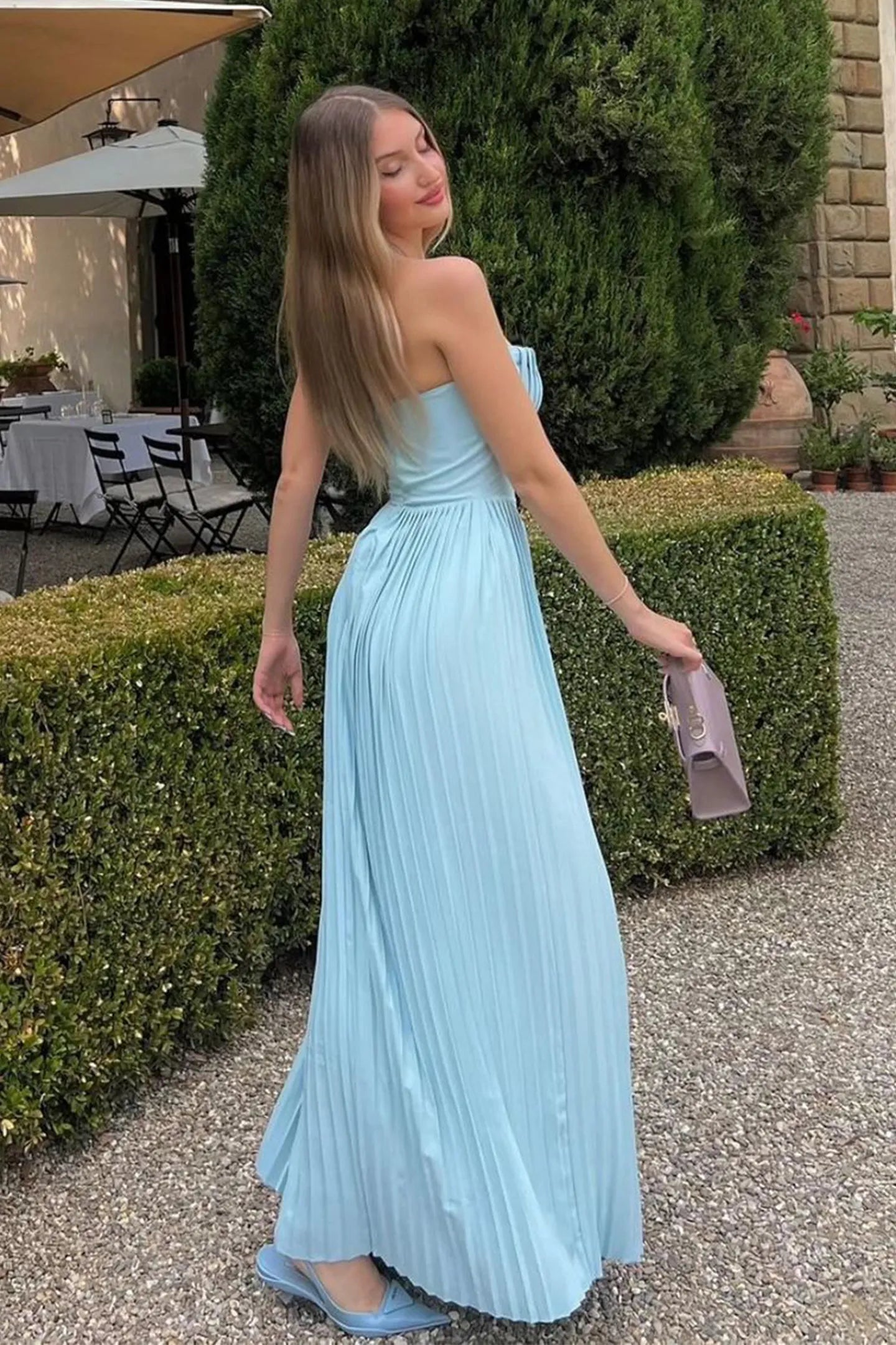 Cora | Robe Maxiklänning sans bandes