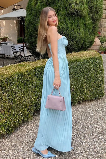 Cora | Robe Maxiklänning sans bandes