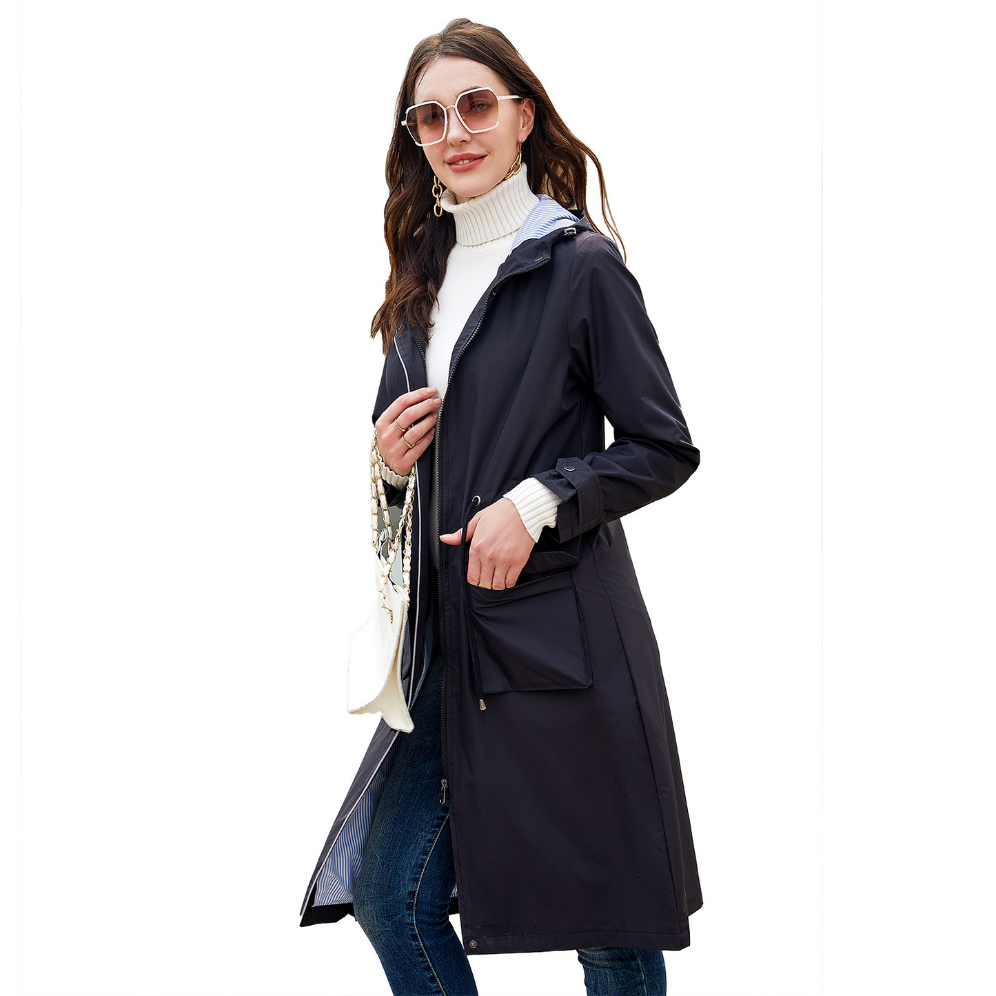Bethany - Trench-coat imperméable et élégant