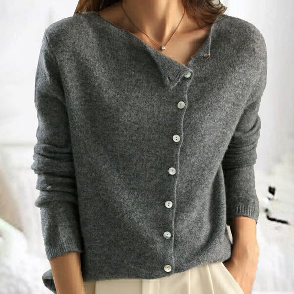 Gia™ | Cardigan élégant à boutons