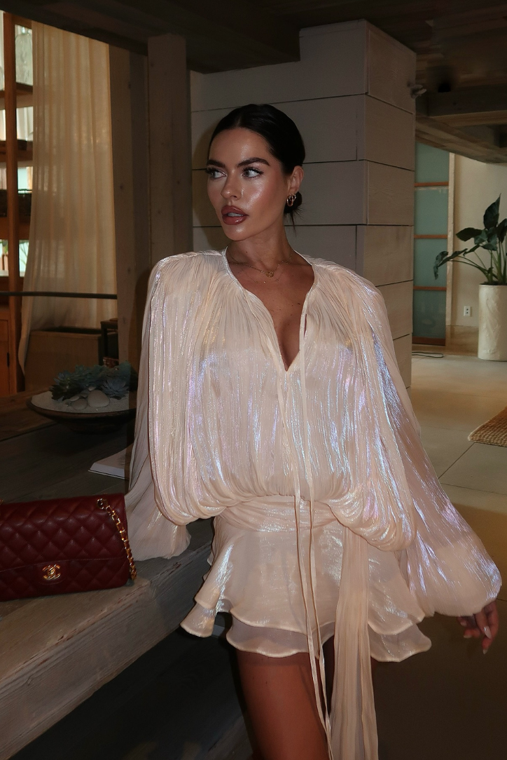 Sylvie | Robe courte à volants