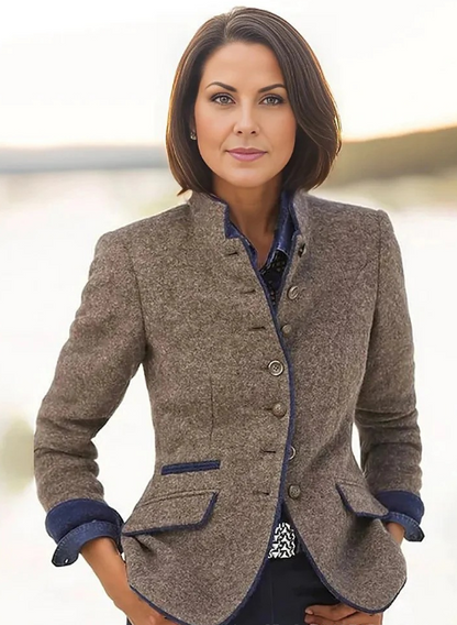 Mariska – Manteau en laine d'hiver