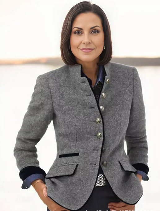 Mariska – Manteau en laine d'hiver