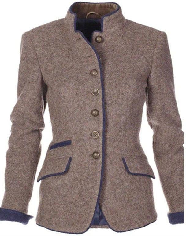 Mariska – Manteau en laine d'hiver
