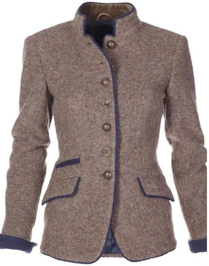 Mariska – Manteau en laine d'hiver
