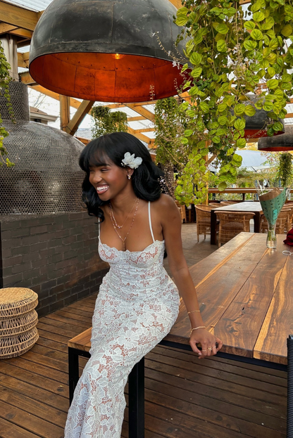 Evangeline | Robe longs spetz