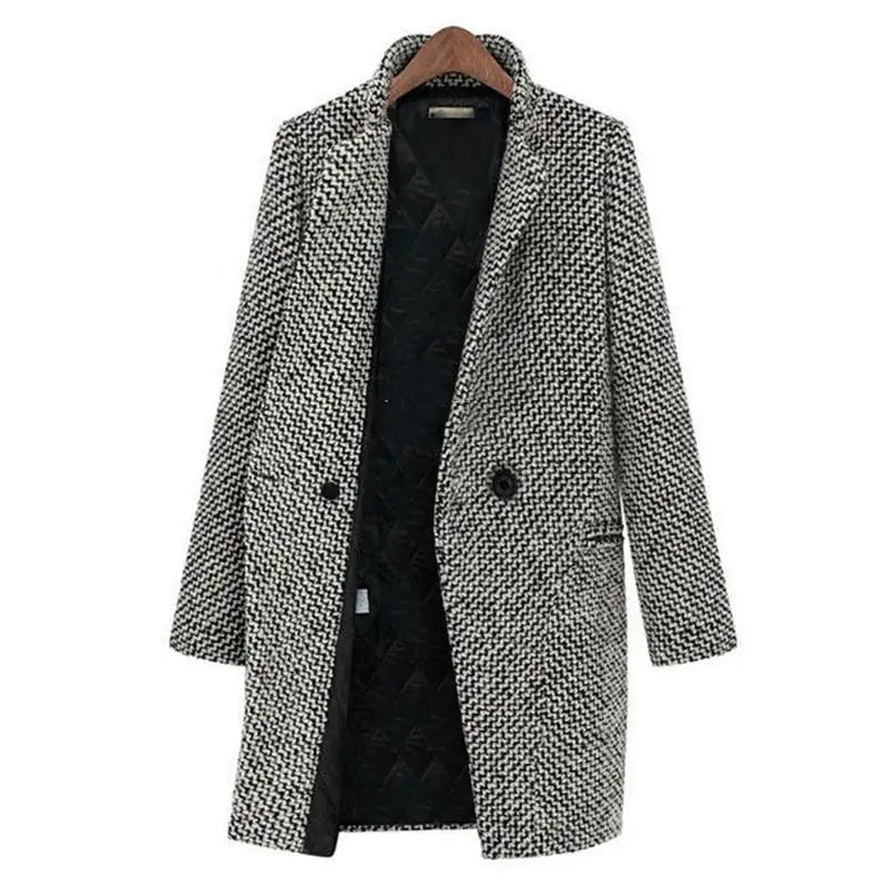 Evelyn - Manteau d'hiver en laine chic