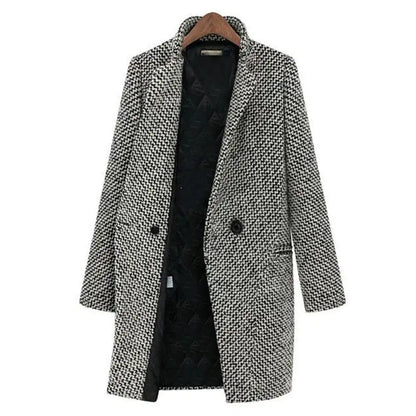 Evelyn - Manteau d'hiver en laine chic