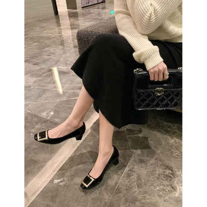 Narella™ | Sandales élégantes à talon moyen et bout carré