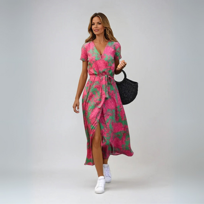 Suzanne - Robe élégante avec décolleté en V