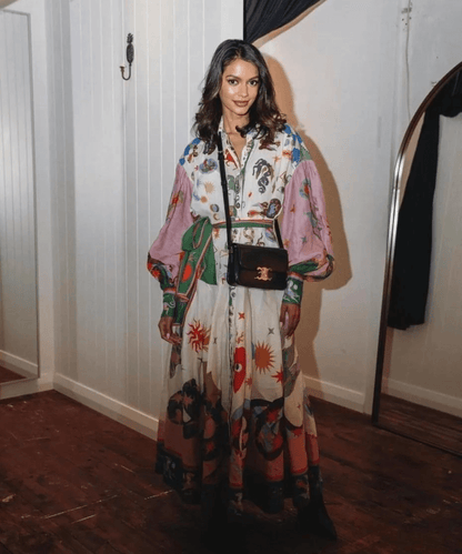 Dorthe™ | Robe Maxi Italienne Élégante