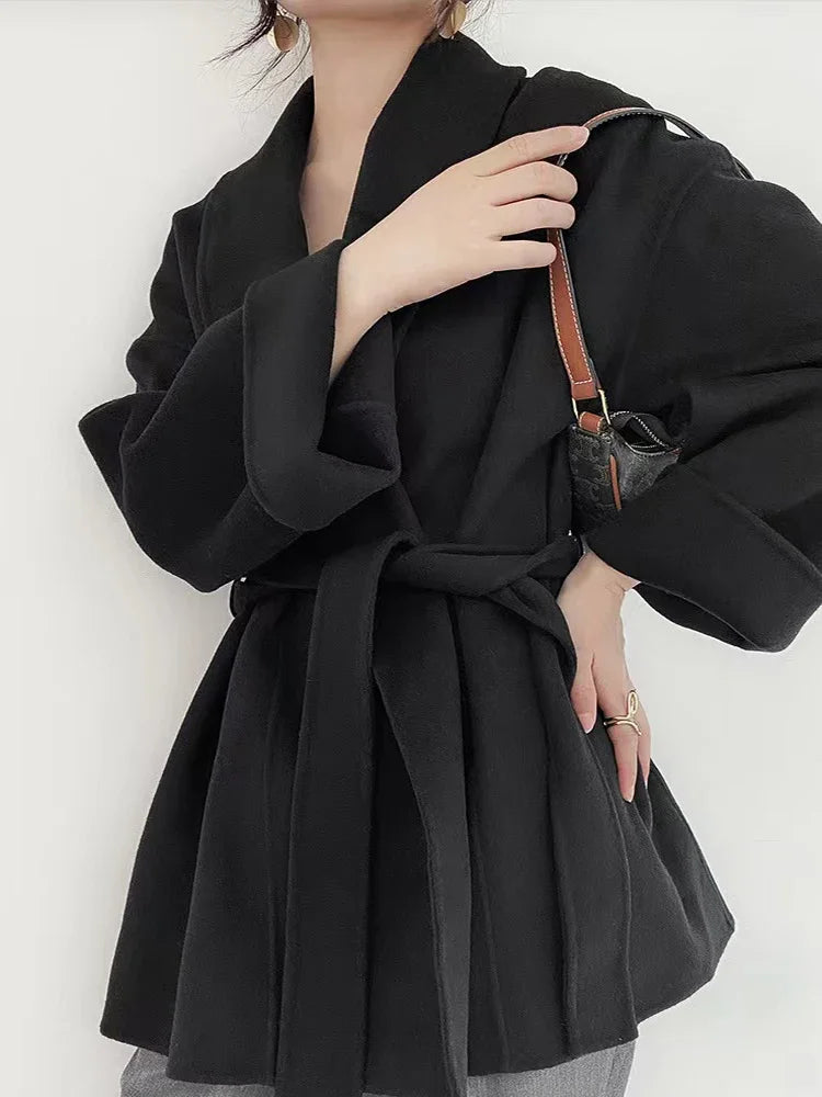 Serenya™ | Manteau en laine et cachemire fabriqué à la main