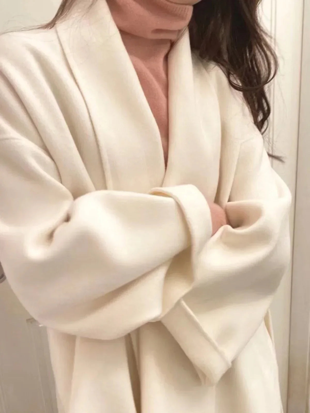 Serenya™ | Manteau en laine et cachemire fabriqué à la main