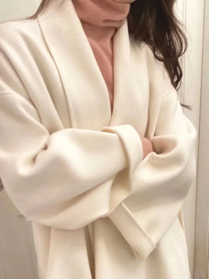 Serenya™ | Manteau en laine et cachemire fabriqué à la main