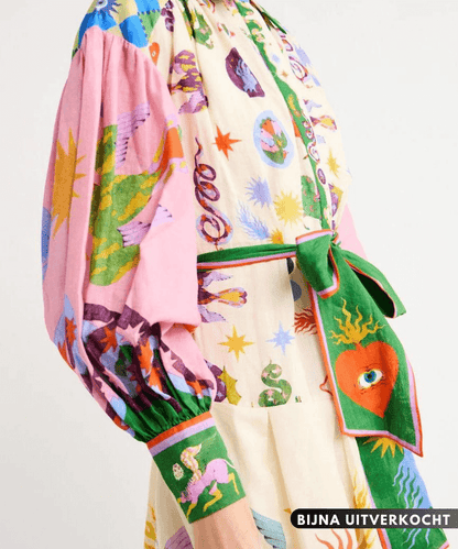 Dorthe™ | Robe Maxi Italienne Élégante