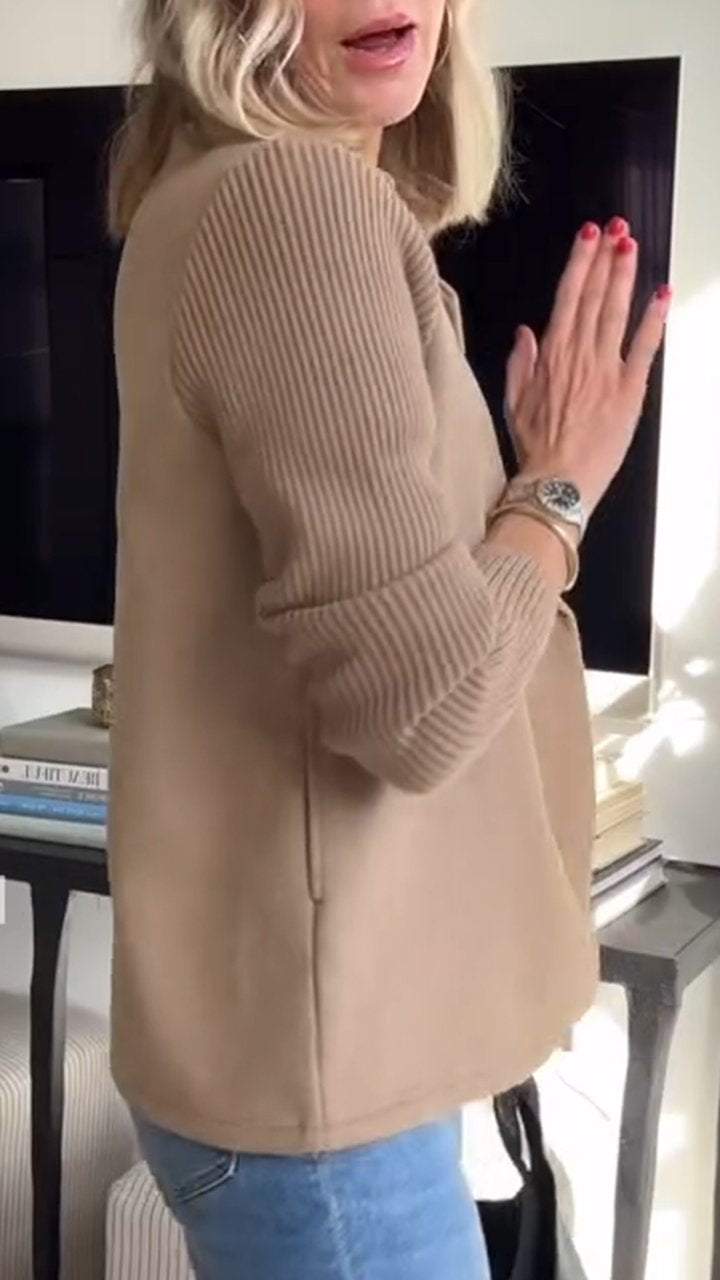 Alesia - Blazer chic et décontracté à boutons