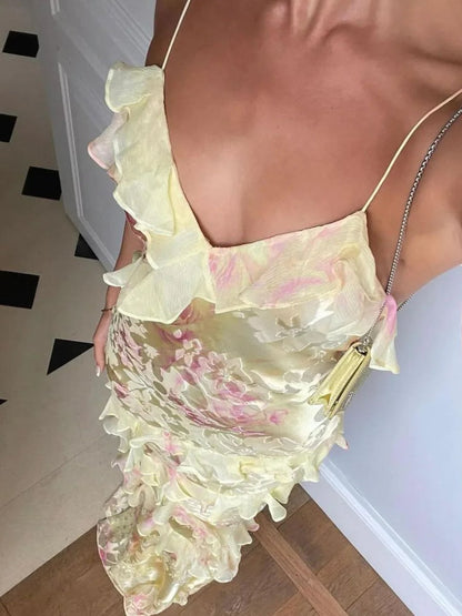 Cassidy | Jolie robe à ruchés