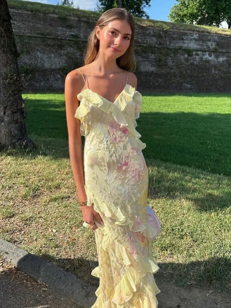 Cassidy | Jolie robe à ruchés