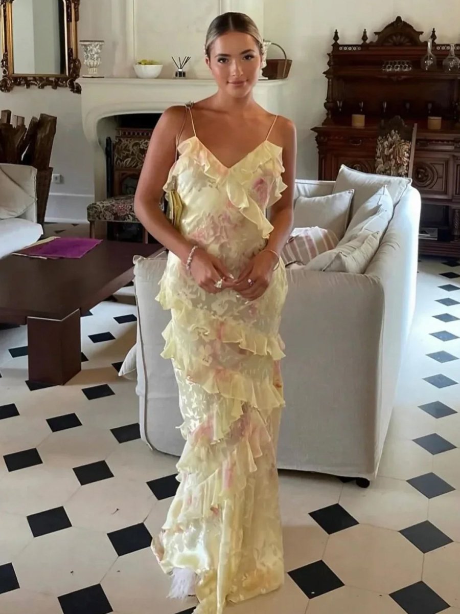 Cassidy | Jolie robe à ruchés