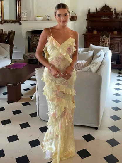 Cassidy | Jolie robe à ruchés